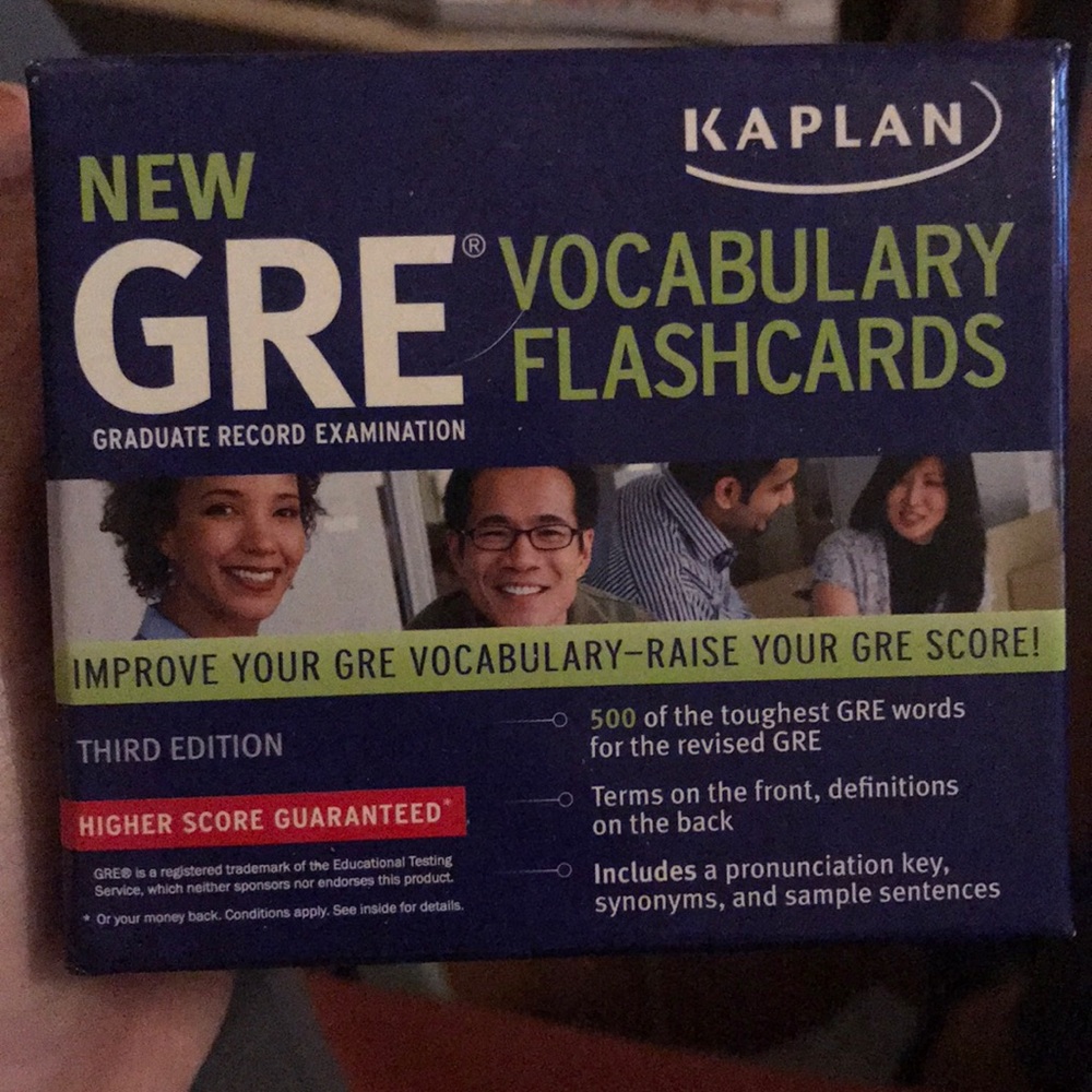 Kaplan GRE Vocabulary Flash Cards